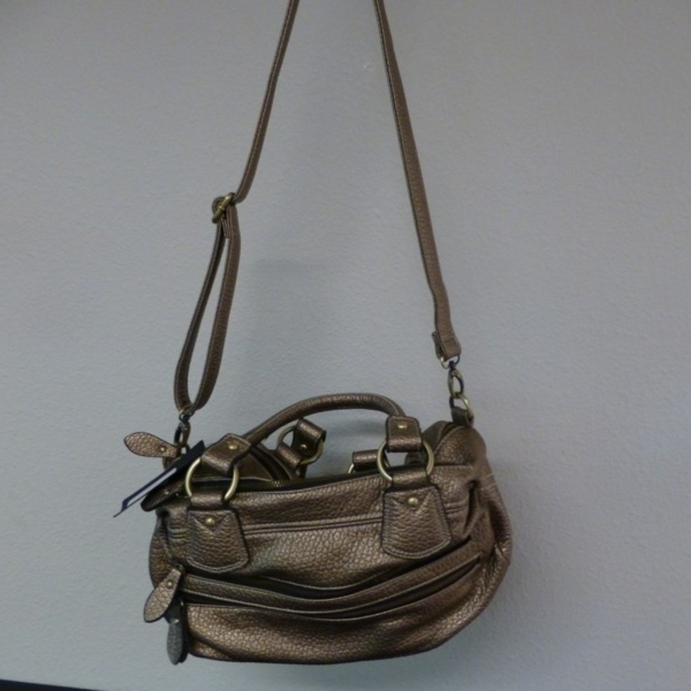 Metallic Leather Purse